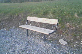 bench found, West Tromsøya