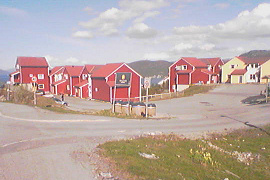 Ørndalen student housing in June, Tromsø