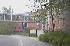 entrance, medicine building, University of Tromsø