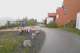 rainy June in North Tromsøya