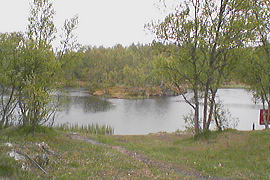 small lake in North Tromsø